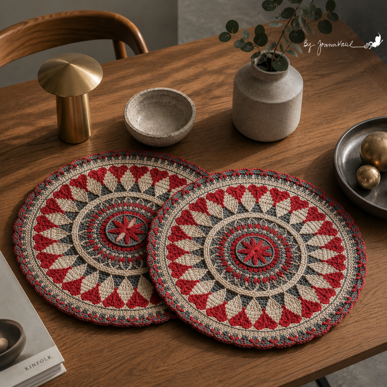 Sousplat Magnetus compondo uma mesa posta