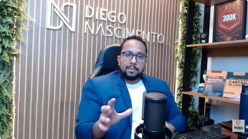 Diego Nascimento na aula sobre capitalização diária em capital de giro