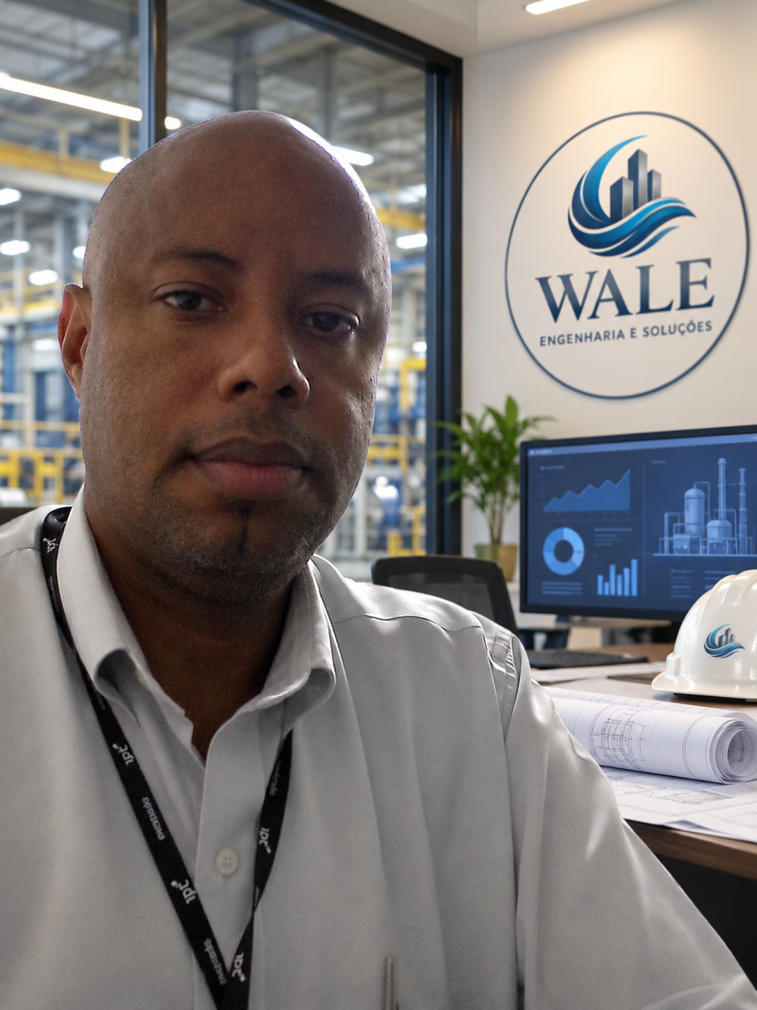 Fotografia profissional de Wladimir Gonçalves de Souza, engenheiro químico e consultor industrial